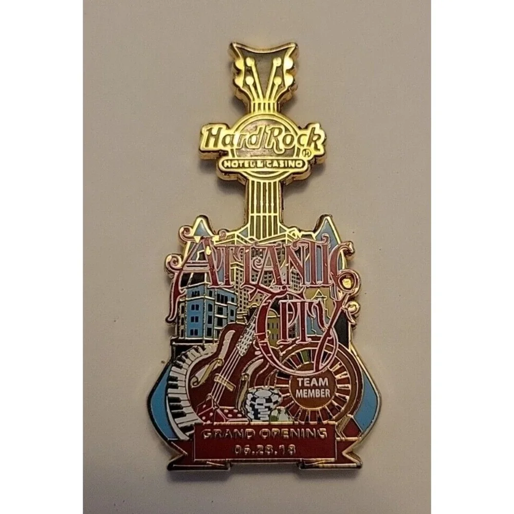 Hard Rock Cafe Grand Opening Pin Atlantic City‎ 2018 Team Member